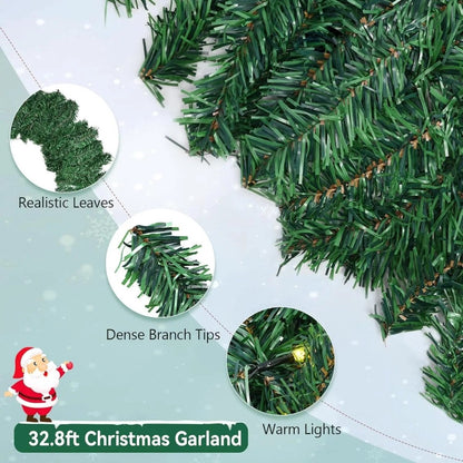 WINTERGREEN Christmas Garland 2.7 M LED Decoration