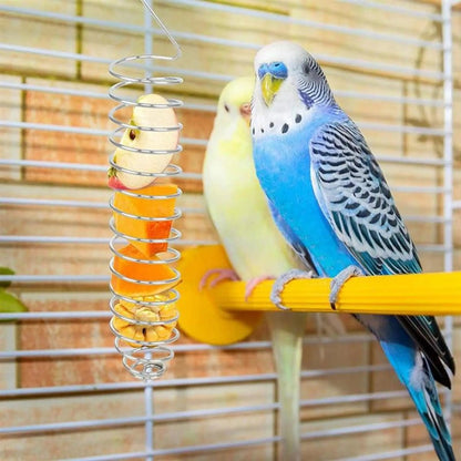 STEELSWIRL Stainless Steel Parrot Food Dispenser