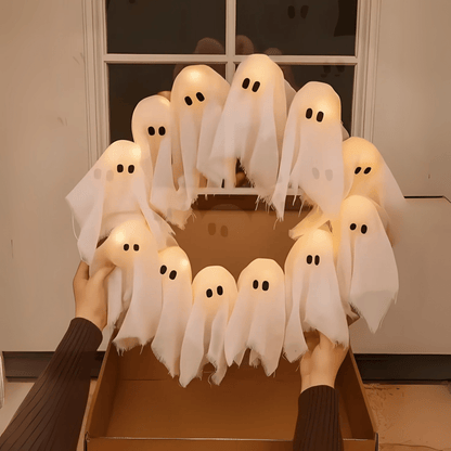FrightLights LED Wreath Spooky Halloween Magic