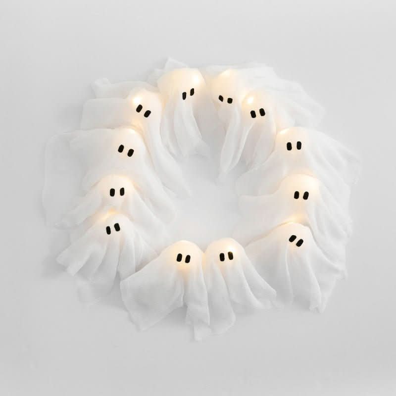 FrightLights LED Wreath Spooky Halloween Magic
