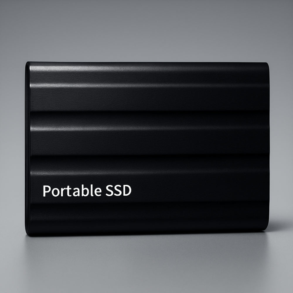 SSD External Drive, Portable Metal Storage Device 128GB & 512GB for PC & Laptop
