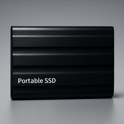 SSD External Drive, Portable Metal Storage Device 128GB & 512GB for PC & Laptop