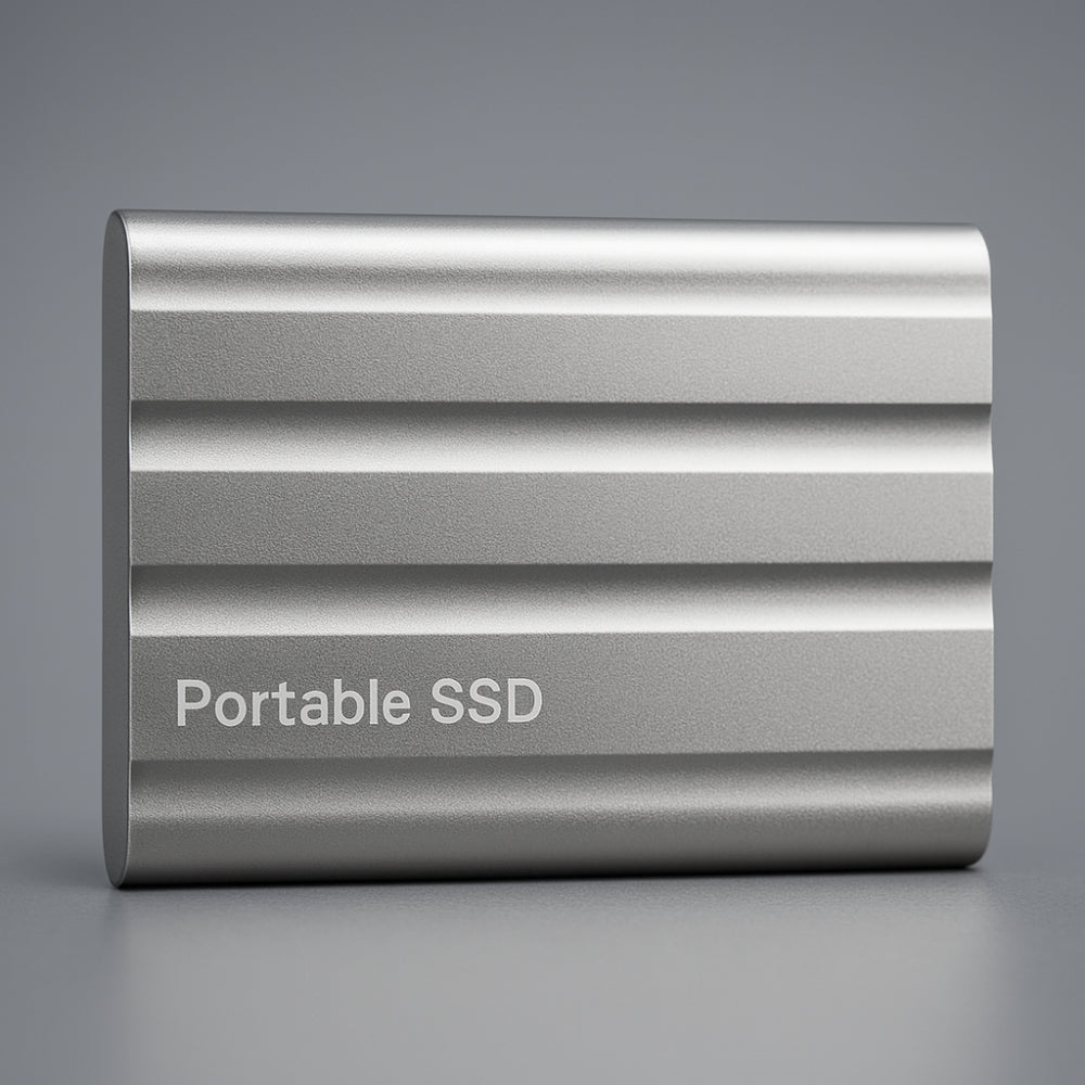 SSD External Drive, Portable Metal Storage Device 128GB & 512GB for PC & Laptop