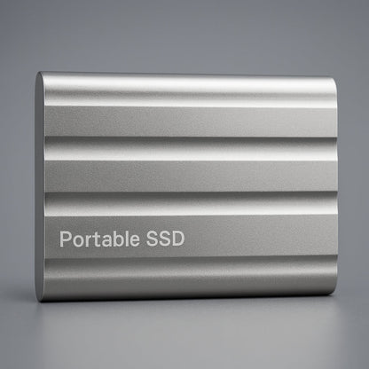 SSD External Drive, Portable Metal Storage Device 128GB & 512GB for PC & Laptop