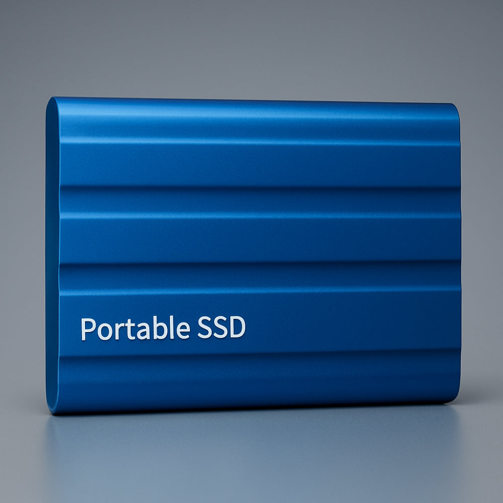 SSD External Drive, Portable Metal Storage Device 128GB & 512GB for PC & Laptop