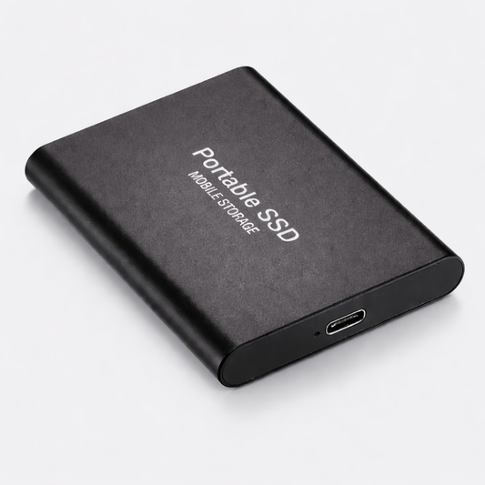 Portable SSD 512GB, Fast Compact USB C External Drive for Laptop & Mac