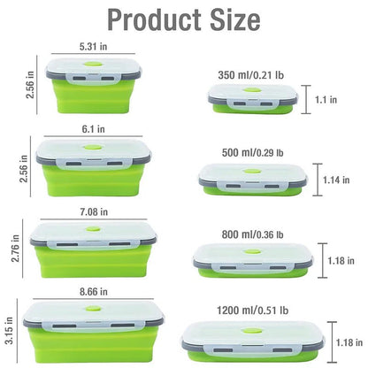 FLEXIBOX PURESTACK Foldable Silicone Storage Containers
