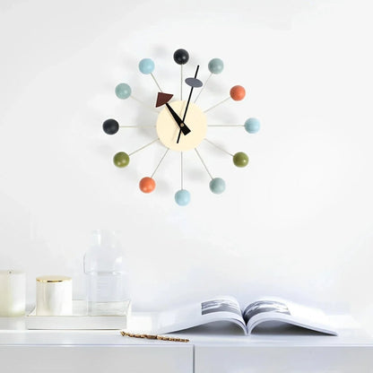GOLDENRAY Decorative Metal Sun Wall Clock
