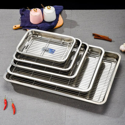 BAKESMART Stainless Steel Baking Sheet Set