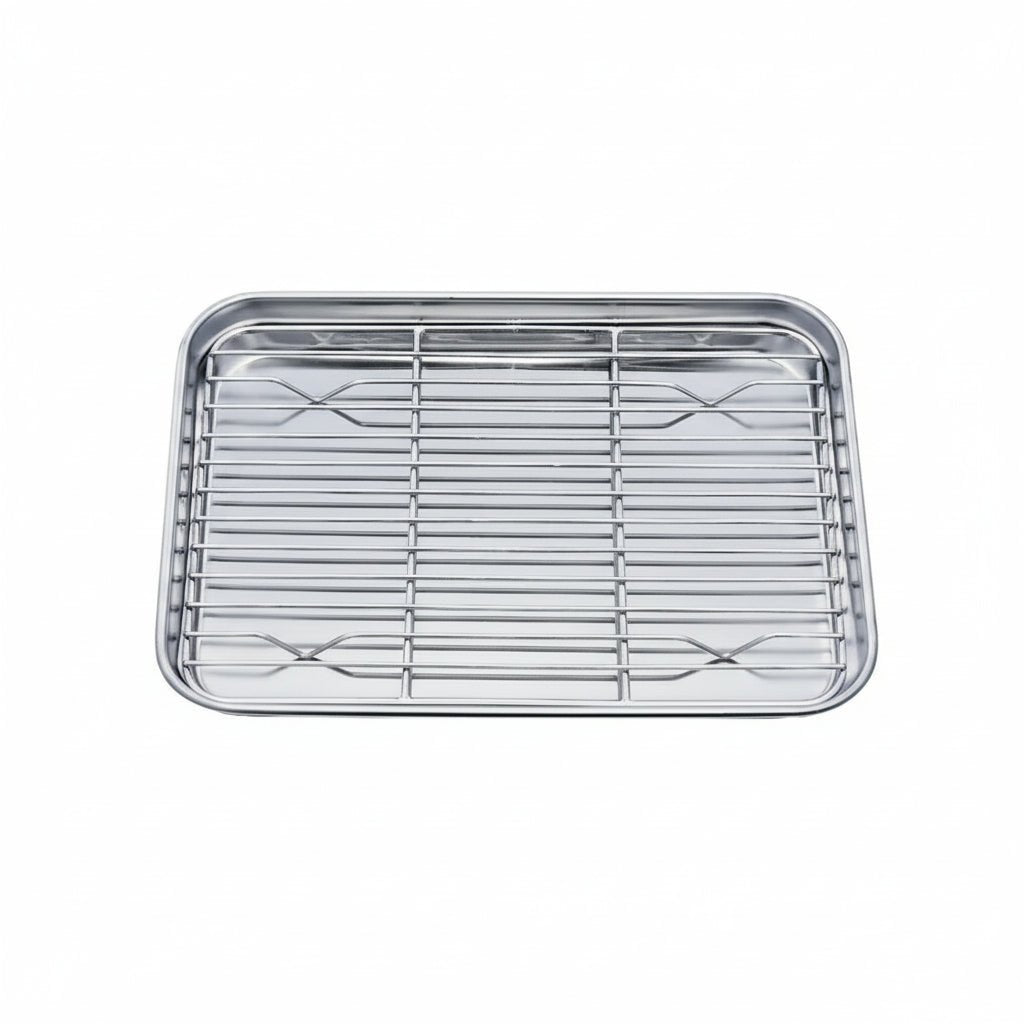 BAKESMART Stainless Steel Baking Sheet Set