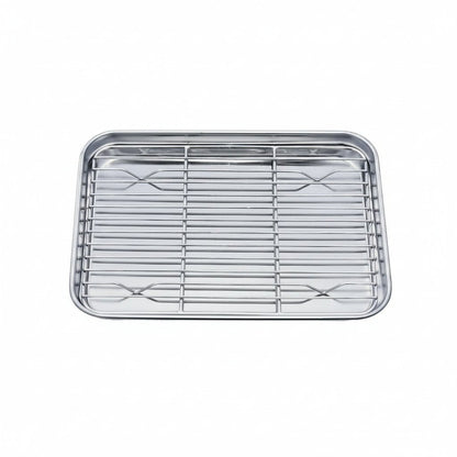 BAKESMART Stainless Steel Baking Sheet Set