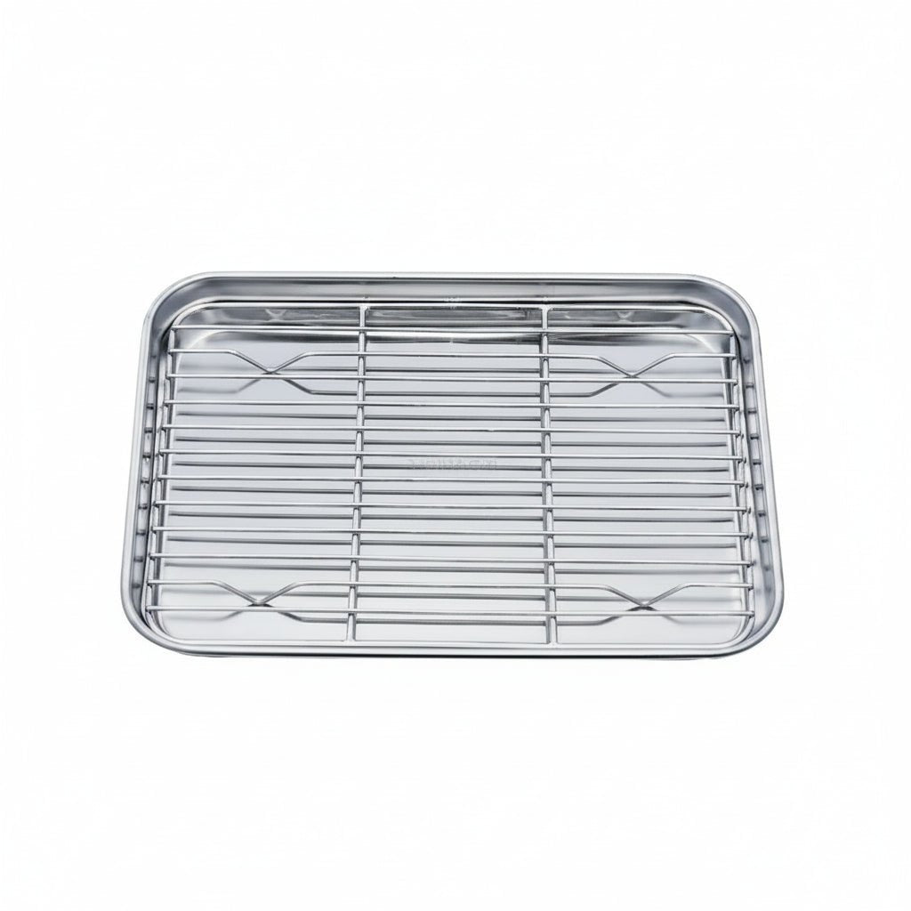 BAKESMART Stainless Steel Baking Sheet Set