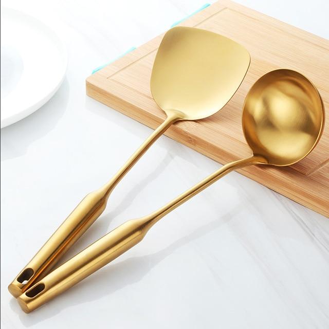 STEELMOVE Stainless Steel Turner & Ladle Tools