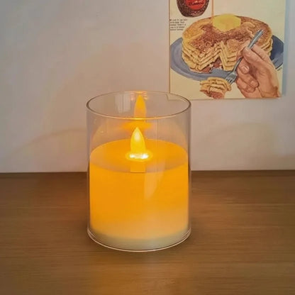 Rechargeable LED Candles Flameless, Flickering LED Candle for Home Decor, Battery Candles in 3 Sizes