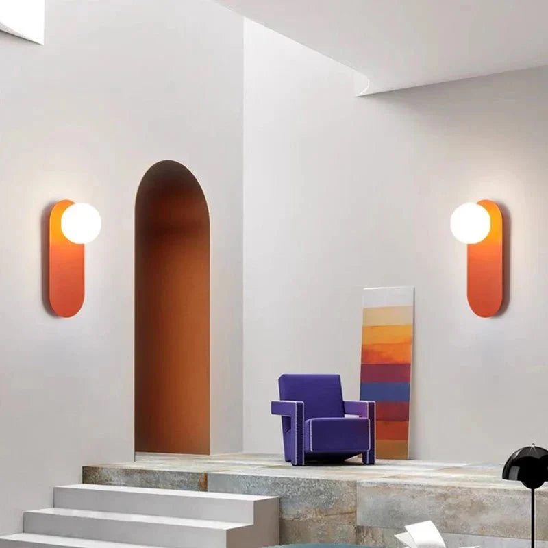 FERAVIBE Nordic Colorful Iron Wall Lamp