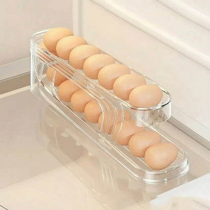 FLOWSTACK Automatic Rolling 2-layer Egg Organizer