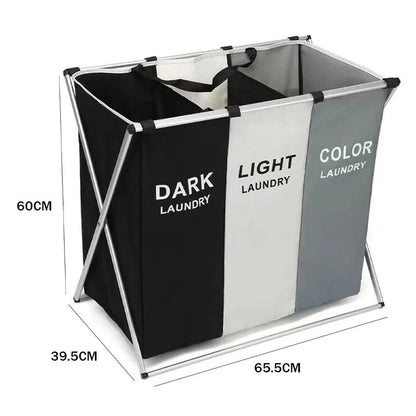 SORTIVA 3-Compartment Laundry Sorter