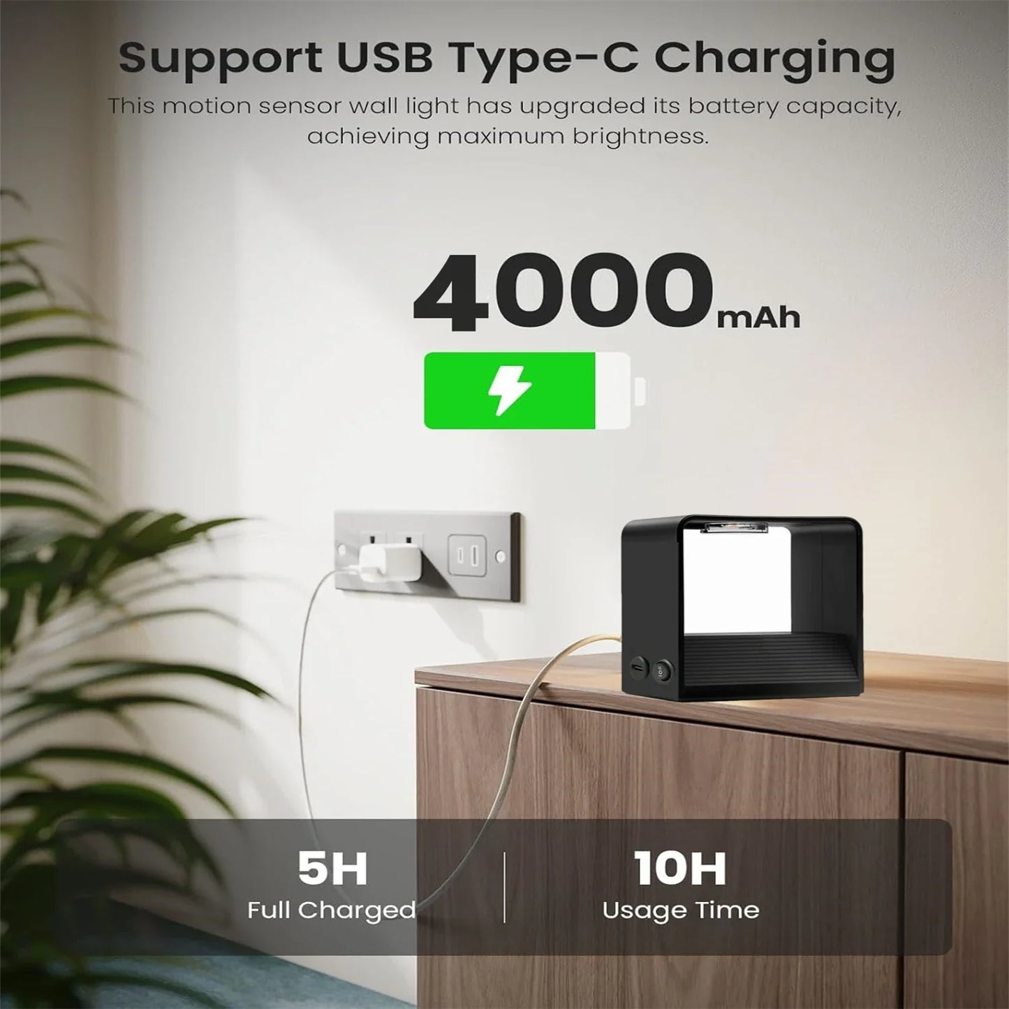 SENSEARC Wireless LED Wall Light