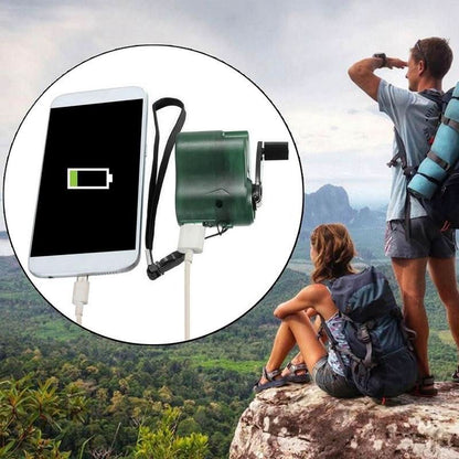 CRANKCHARGE Portable Hand Crank Emergency Charger