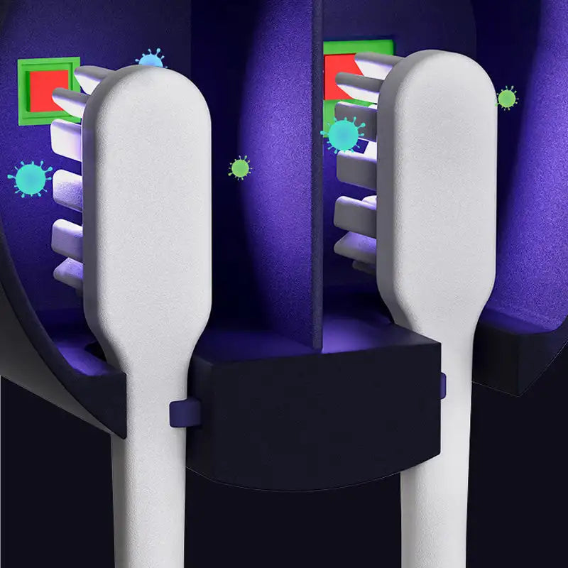 UV Toothbrush Holder, Wall Mounted Toothbrush Sanitizer