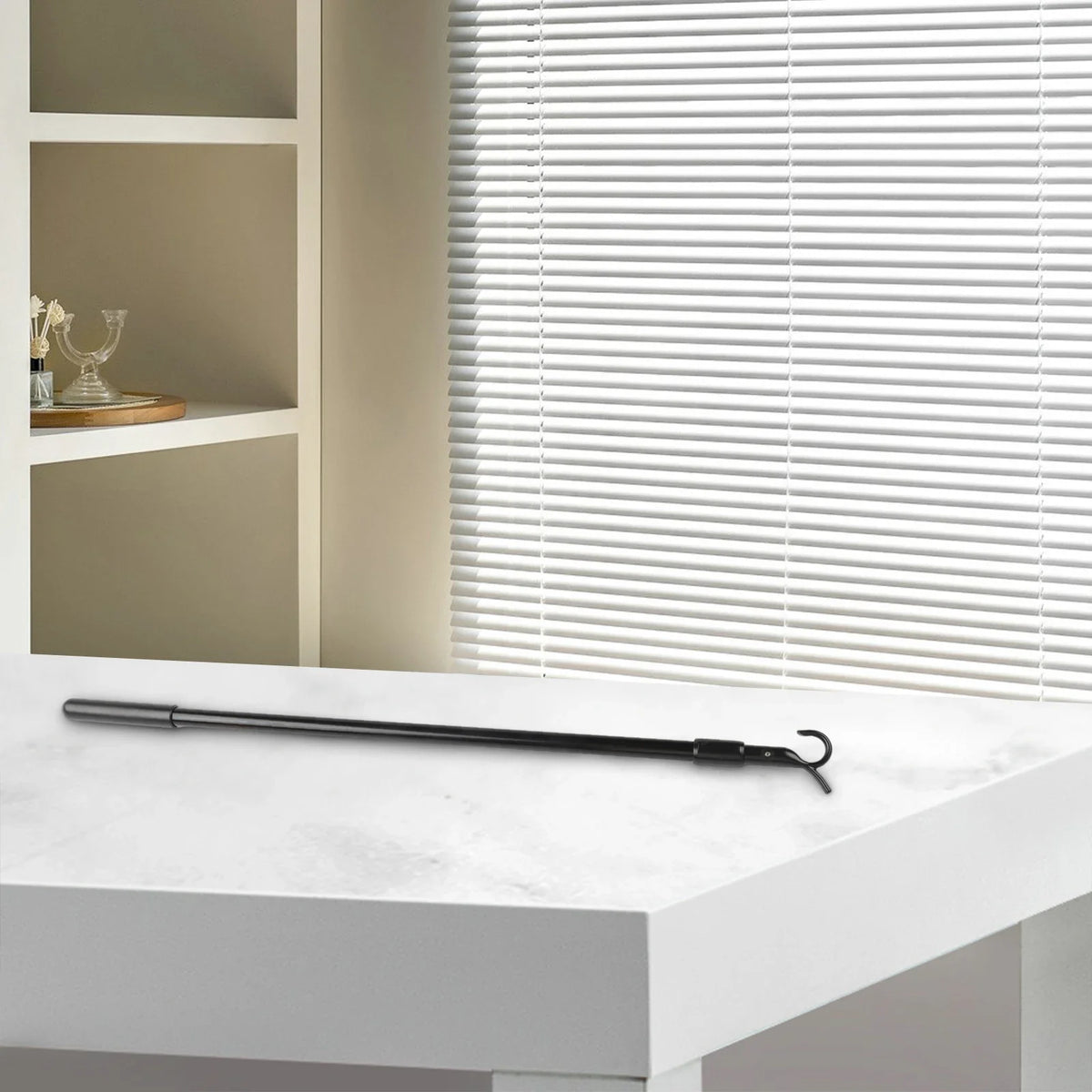 Telescopic Window Opener, 30-60 cm, with Hooks