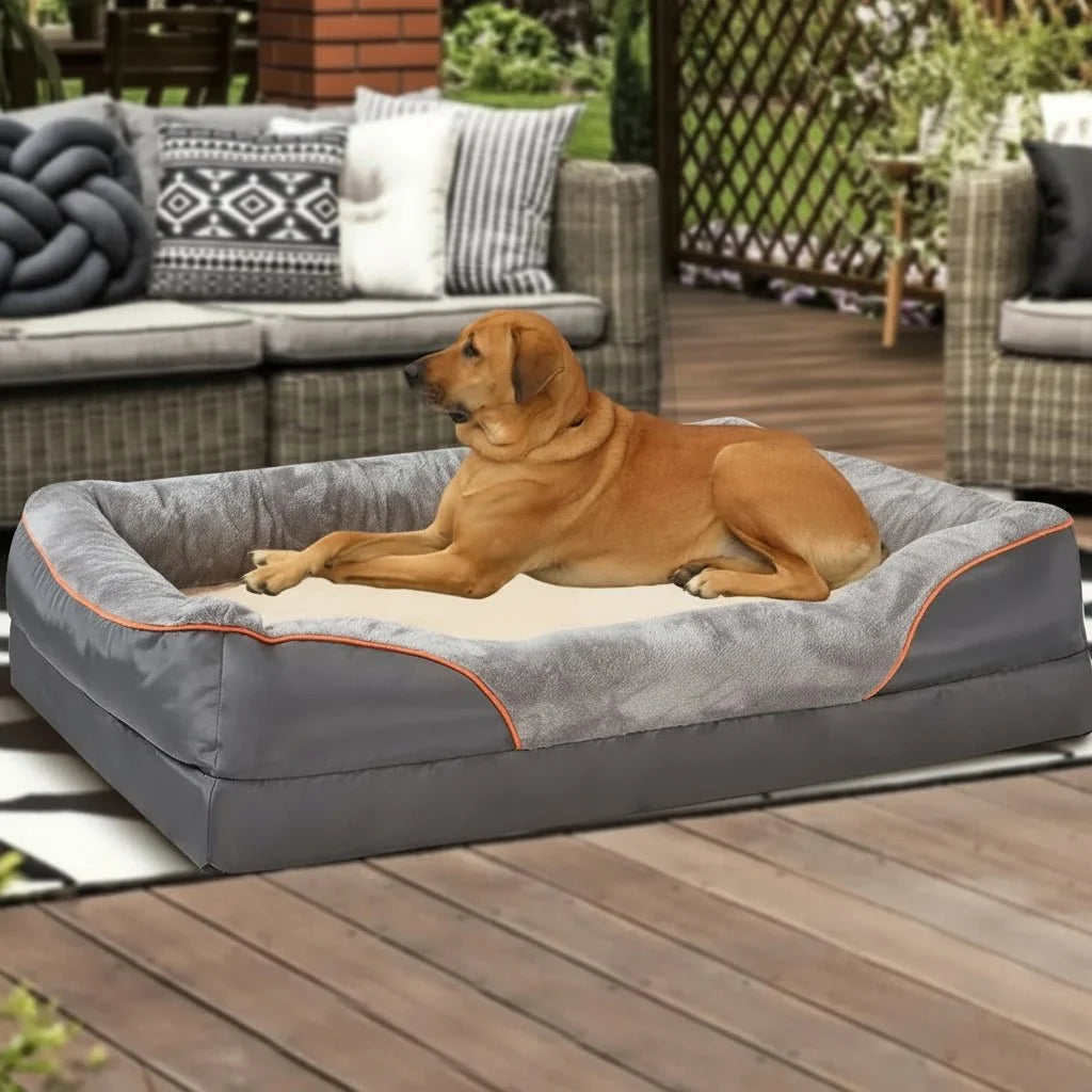 LEVAPET Waterproof Orthopedic Dog Bed