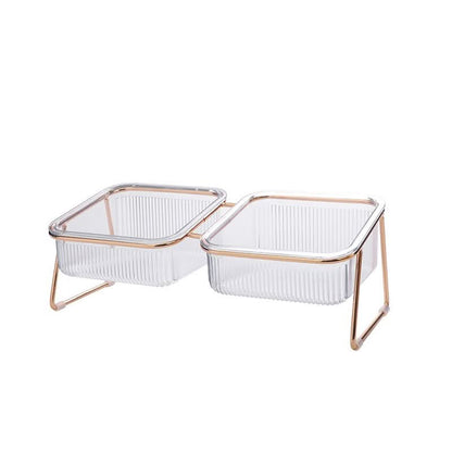 PETCHIC Raised Food Bowl for Cats & Small Dogs