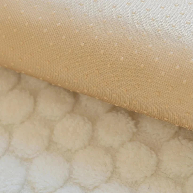 PLUSHCREAM Thick Tuft Fleece Sofa Cover
