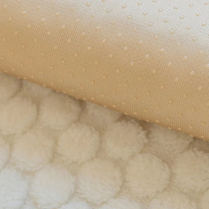 PLUSHCREAM Thick Tuft Fleece Sofa Cover