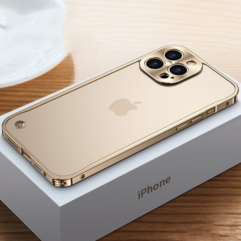 Aluminium iPhone Case, Lightweight CNC-Machined Metal Bumper