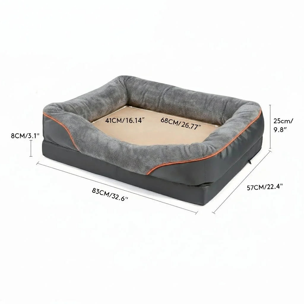 LEVAPET Waterproof Orthopedic Dog Bed