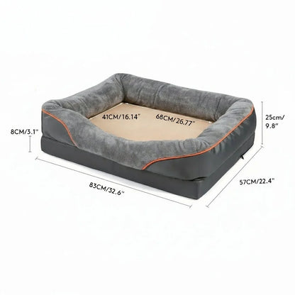 LEVAPET Waterproof Orthopedic Dog Bed