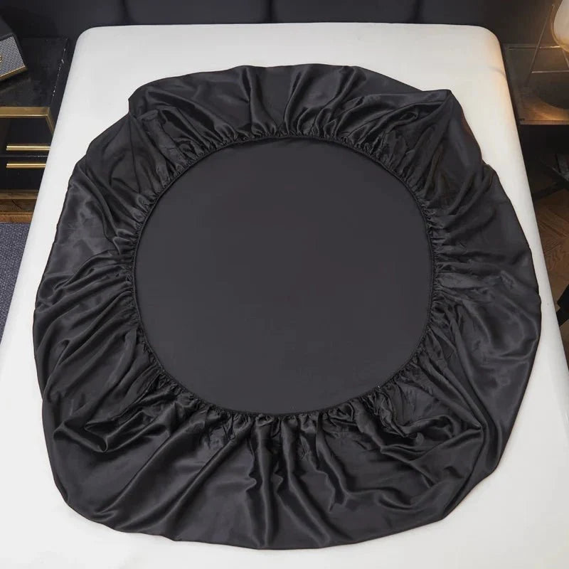 BETTSANFT Cooling Satin Fitted Sheet