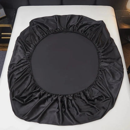 BETTSANFT Cooling Satin Fitted Sheet