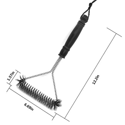 FLAMEBRUSH Stainless Steel Grill Brush