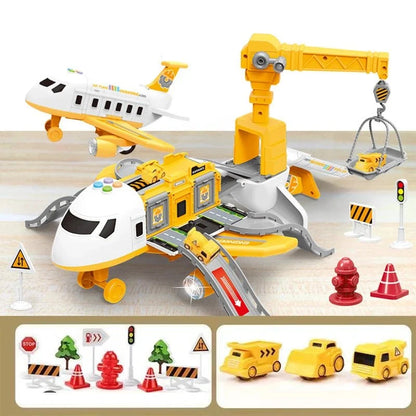 SKYAUDIO Musical Deformation Stretching Airplane Toy