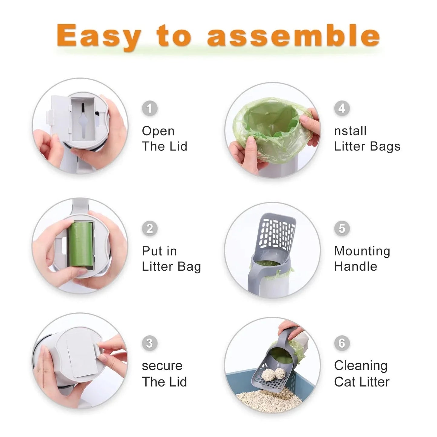 EASYSCOOP Hygienic Cat Scoop