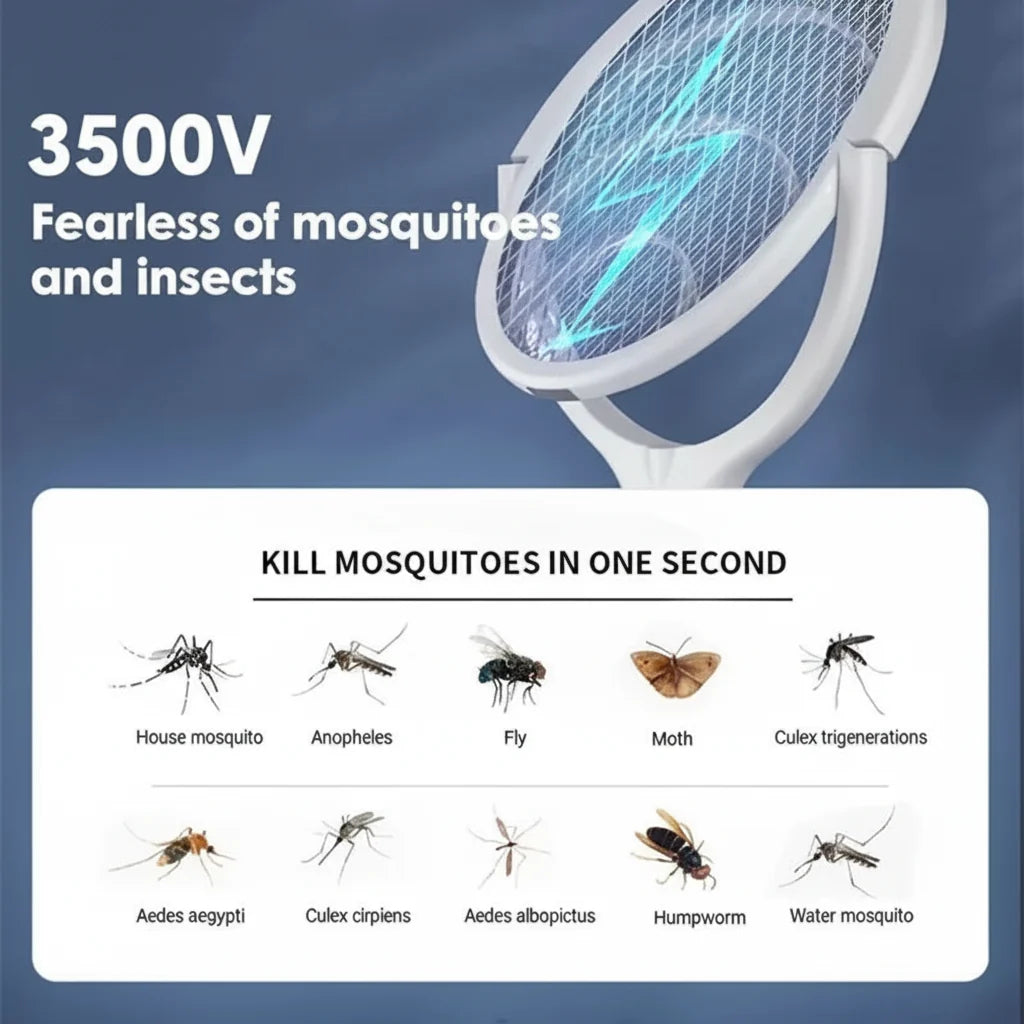 ZapGuard 5-in-1 Electric Mosquito Swatter
