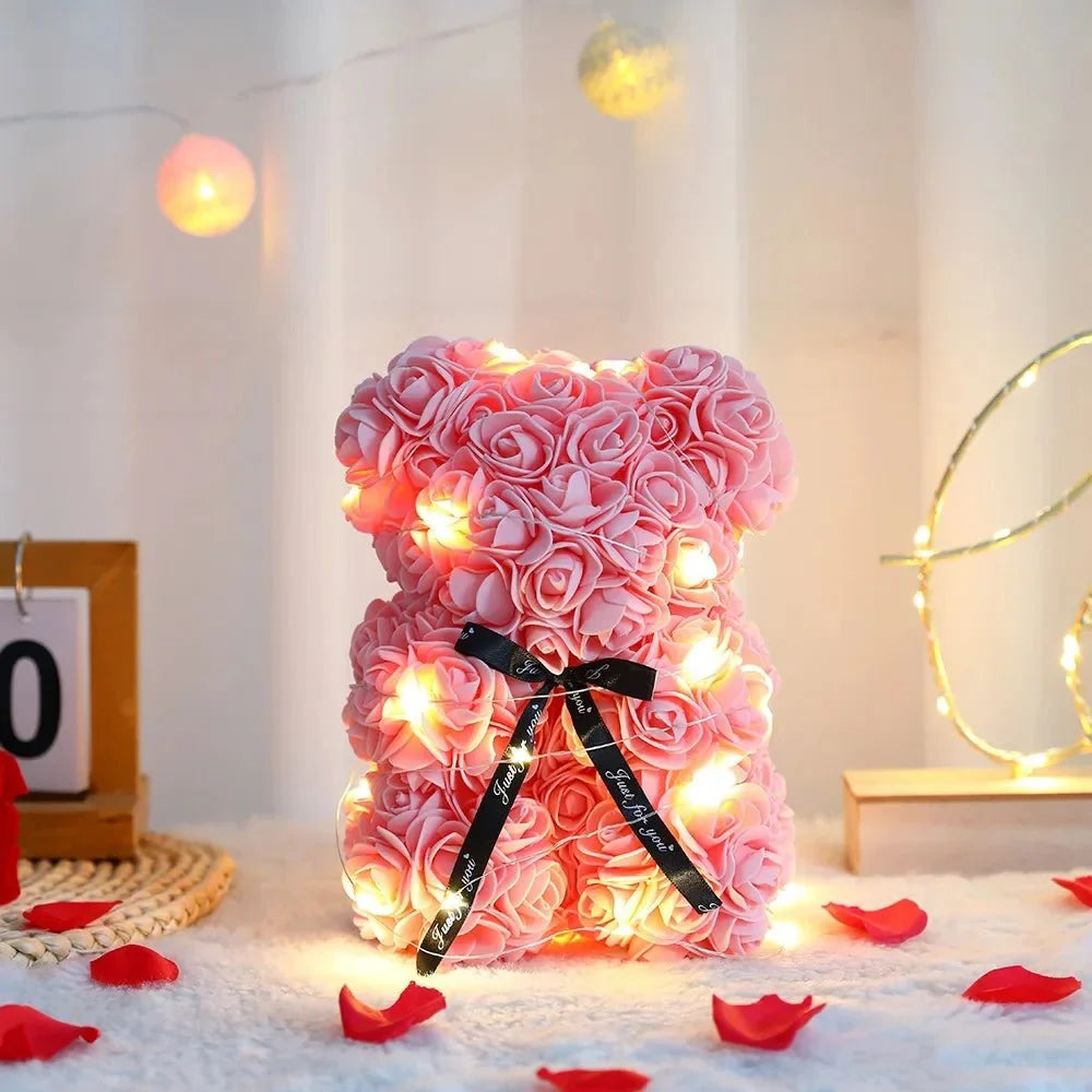 ROSABELLA Rose Teddy Bear Gift Set