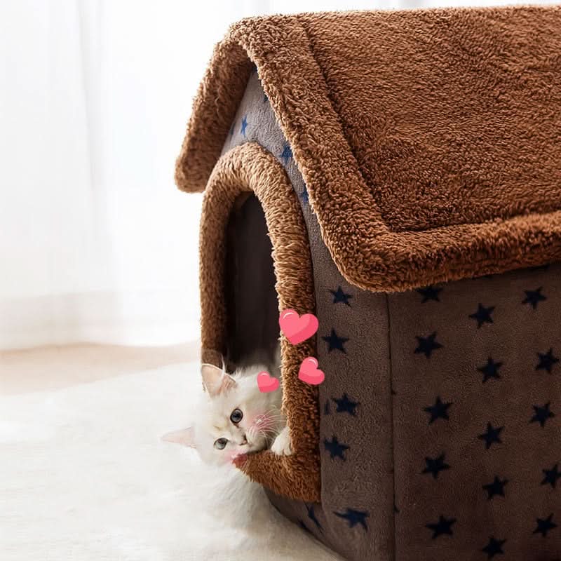 Fluffyhaven Pet House Cosy for Small Dogs & Cats