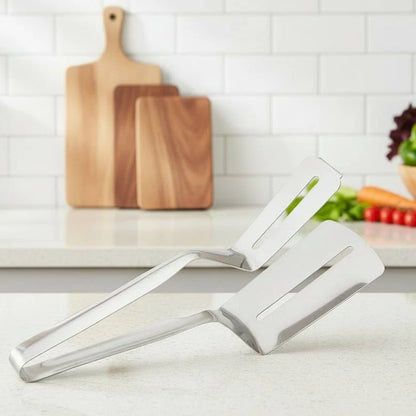 CLAMPSPAT Stainless Steel Spatula Tongs