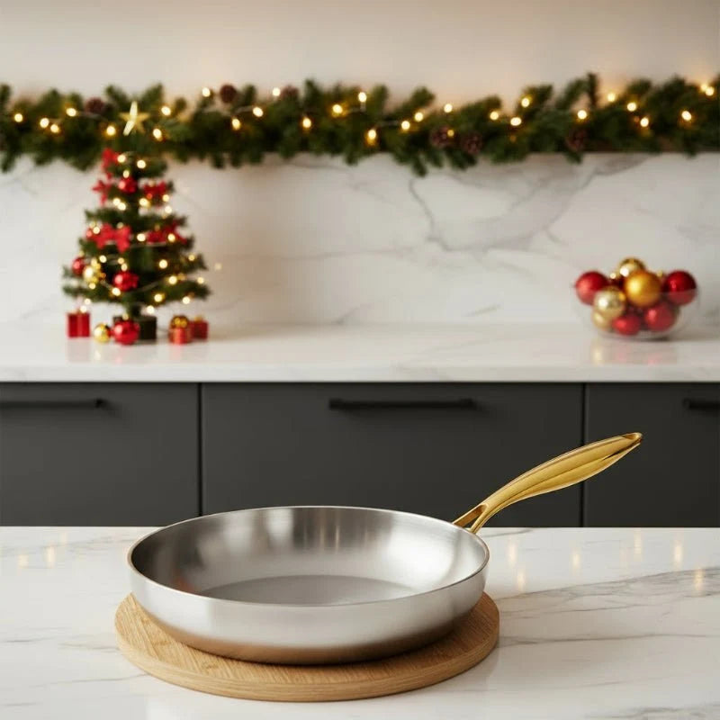 STEELTRIQ 316 Stainless Steel Frying Pan