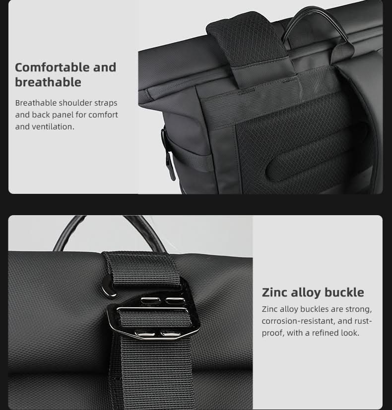 ROLLTRAIL Backpack Expandable Outdoor Backpack