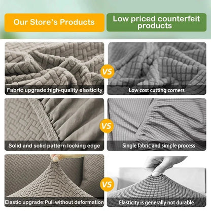 JACQUARDFIT Elastic Jacquard Sofa Cover
