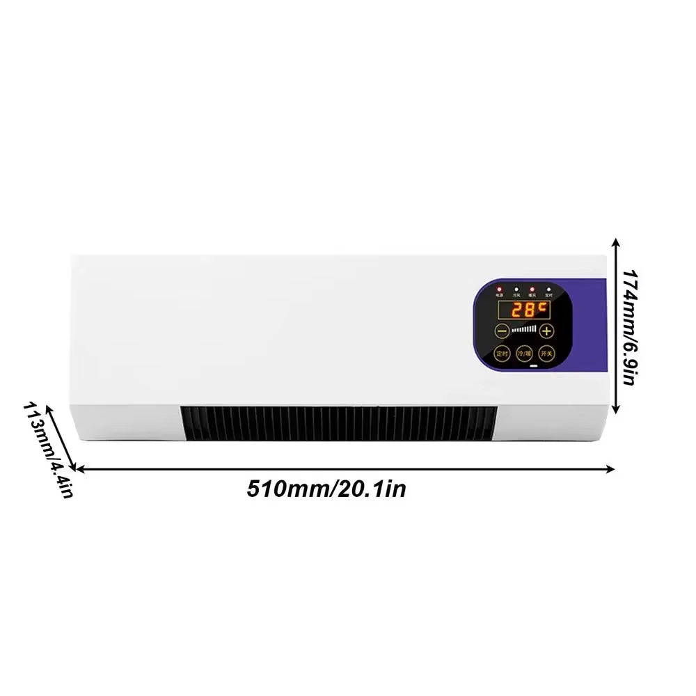 Energy-Saving Air Cooler Fan with Heating & Remote