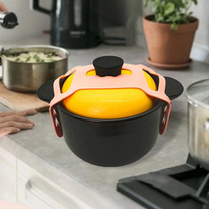 STABORA Non-slip Silicone Kitchen Lid Holder