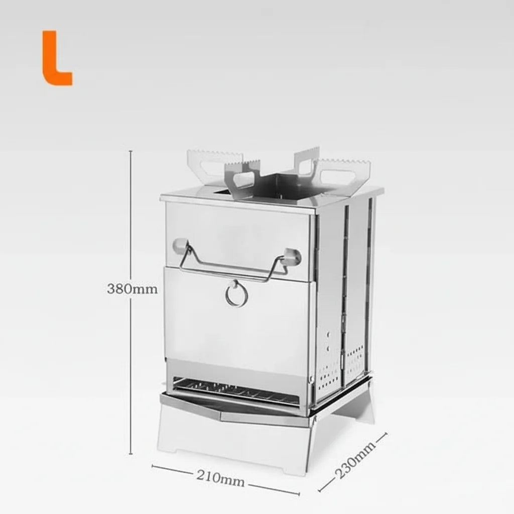 FLEXFIRE Portable Stainless Steel Camping Stove