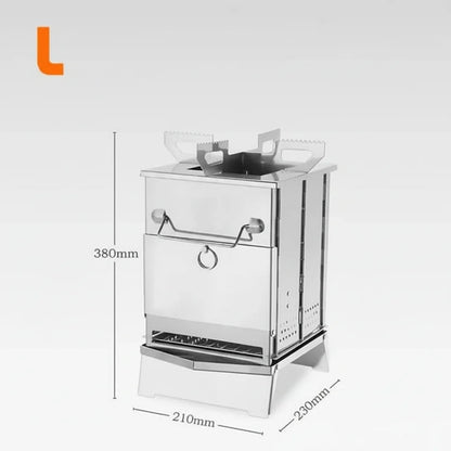 FLEXFIRE Portable Stainless Steel Camping Stove