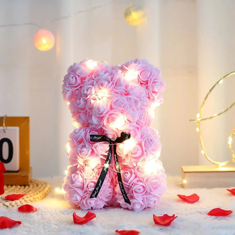 ROSABELLA Rose Teddy Bear Gift Set