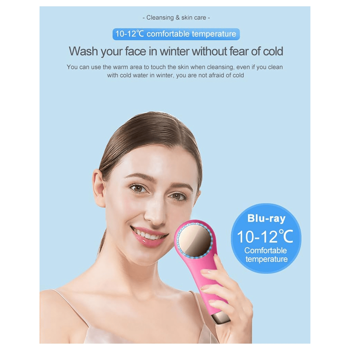 Velura Glow 3-in-1 Facial Brush